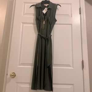 NWT Michael Kors Olive Green Dress